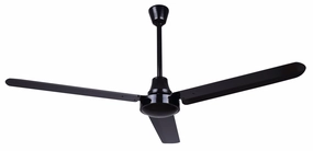 Industrial Fan 56"Ceiling Fan Black quiet medium fans for living room use