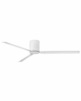 Indy Flush 72"Ceiling Fan Matte White large electric fans for spacious rooms