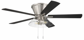 Insight 52"Ceiling Fan Brushed Polished Nickel stylish medium fans for contemporary homes
