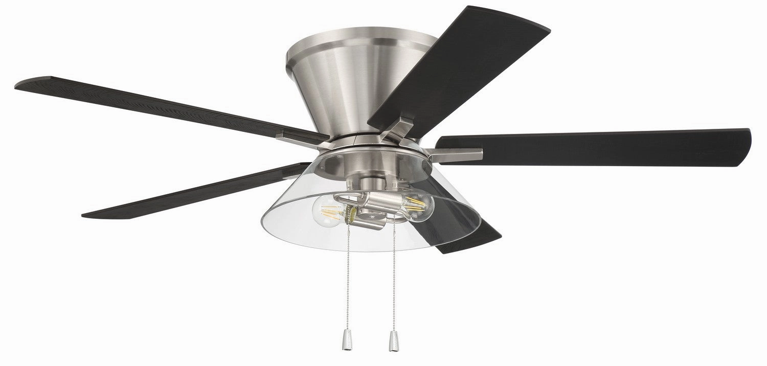 Insight 52"Ceiling Fan Brushed Polished Nickel stylish medium fans for contemporary homes