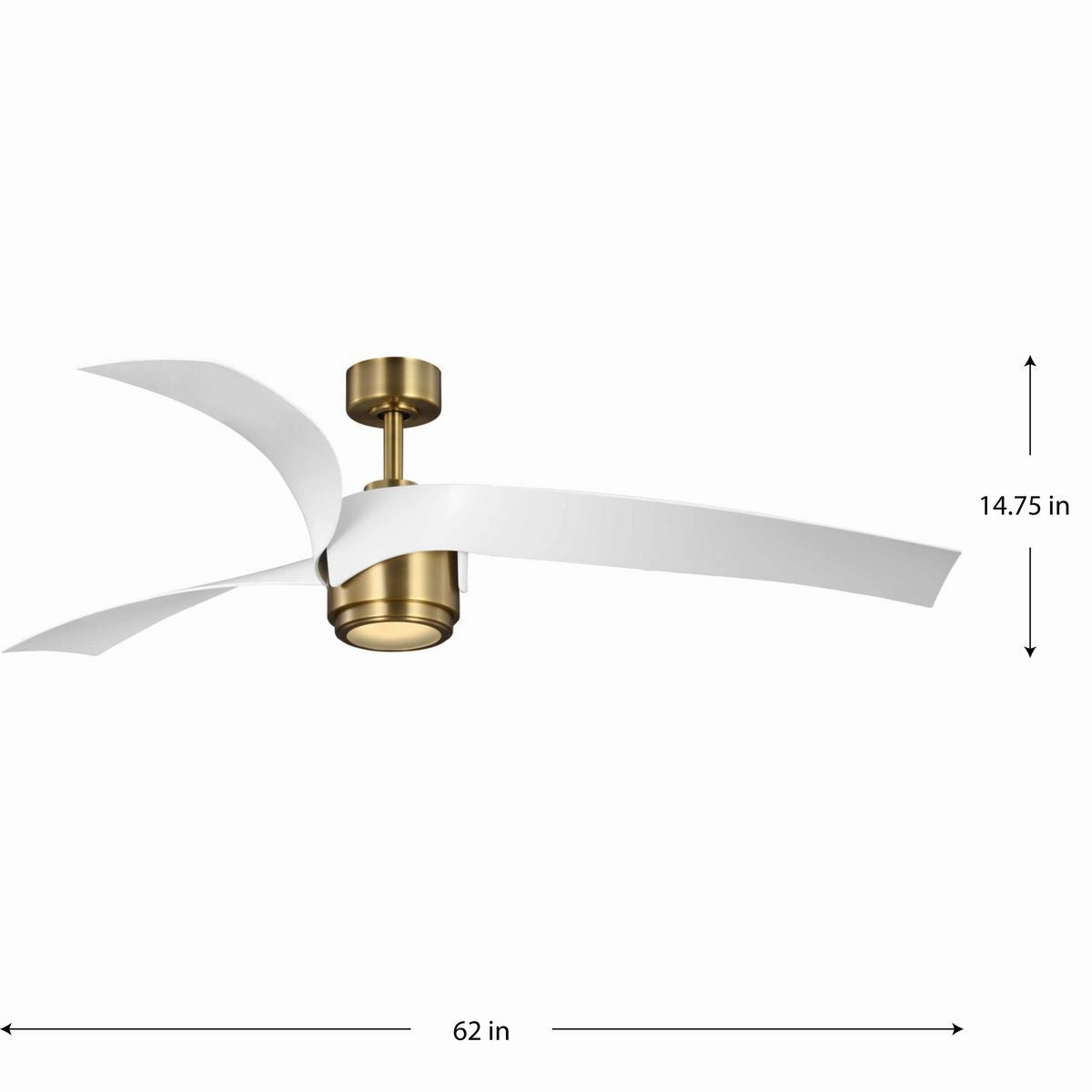 Insigna 60"Ceiling Fan Vintage Brass