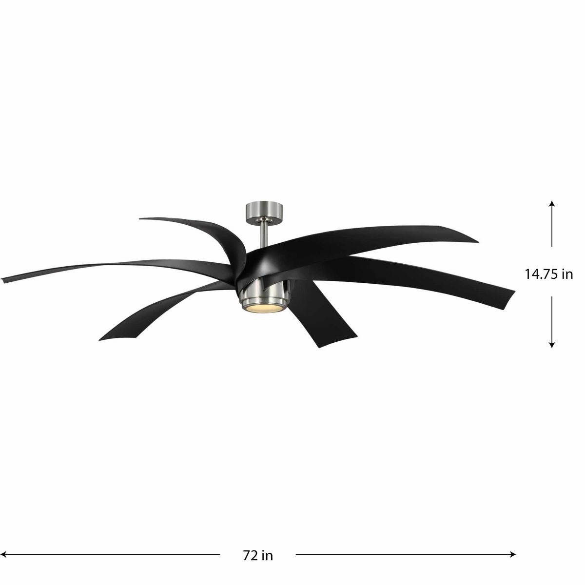 Insigna 72"Ceiling Fan Brushed Nickel