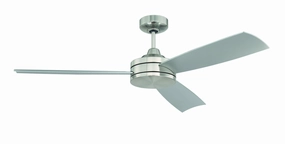 Inspo 54" 54" Ceiling Fan Brushed Polished Nickel energy-efficient fans for everyday cooling