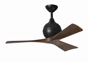 Irene-3 42"Ceiling Fan Matte Black quiet small fans for desk or nightstand