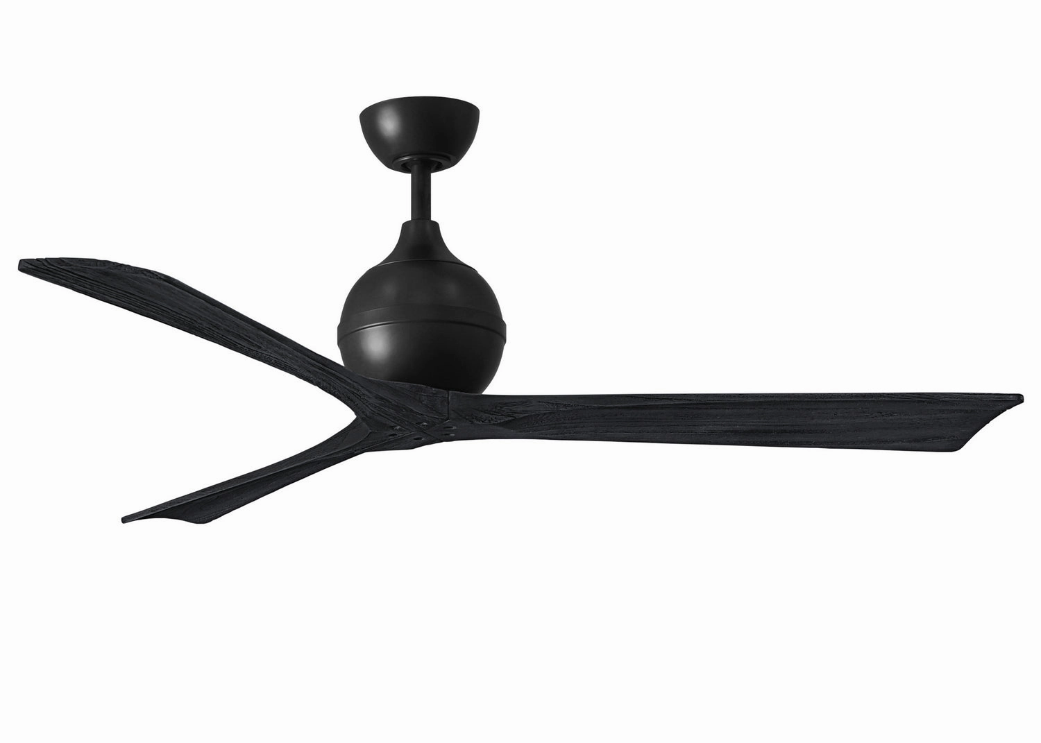Irene-3 60"Ceiling Fan Matte Black portable electric fans for dorm rooms