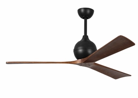 Irene-3 60"Ceiling Fan Matte Black modern electric fans for minimalist decor