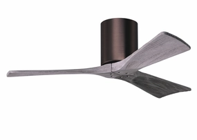 Irene-3H 42"Ceiling Fan Brushed Bronze quiet small fans for desk or nightstand