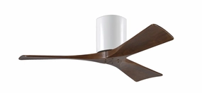 Irene-3H 42"Ceiling Fan Gloss White low-noise fans for peaceful environments