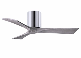 Irene-3H 42"Ceiling Fan Polished Chrome quiet small fans for desk or nightstand
