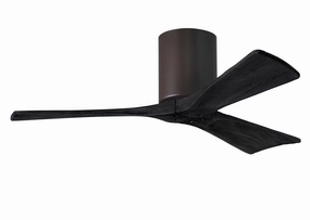 Irene-3H 42"Ceiling Fan Textured Bronze quiet small fans for desk or nightstand