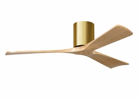 Irene-3H 52"Ceiling Fan Brushed Brass ifan smart fans for connected homes