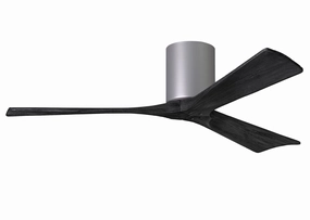 Irene-3H 52"Ceiling Fan Brushed Nickel hugger fans for rooms with low ceilings