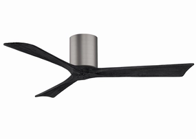 Irene-3H 52"Ceiling Fan Brushed Pewter low-noise fans for peaceful environments