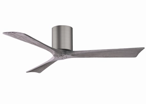 Irene-3H 52"Ceiling Fan Brushed Pewter compact electric fans for small spaces