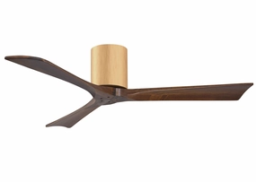Irene-3H 52"Ceiling Fan Light Maple sleek design electric fans for modern homes