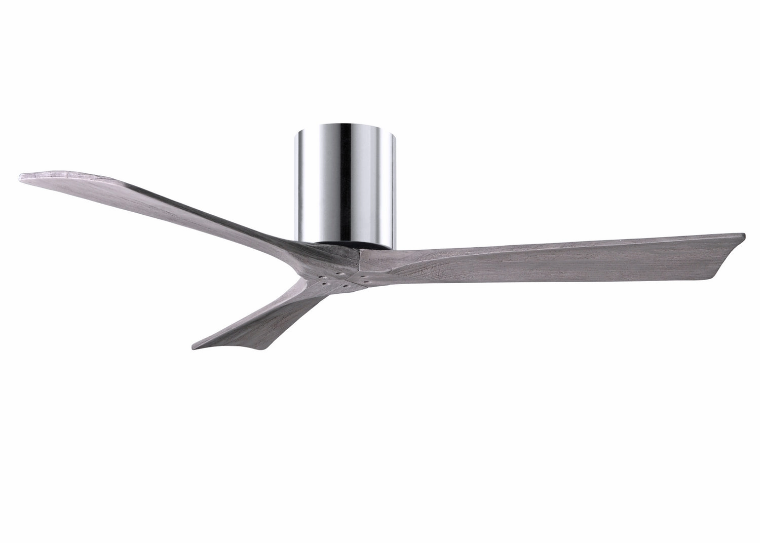 Irene-3H 52"Ceiling Fan Polished Chrome lightweight fans for moving around easily