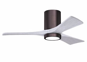 Irene-3HLK 42"Ceiling Fan Brushed Bronze space-saving huggers with modern style