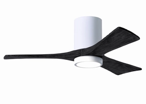 Irene-3HLK 42"Ceiling Fan Gloss White hugger fans for rooms with low ceilings
