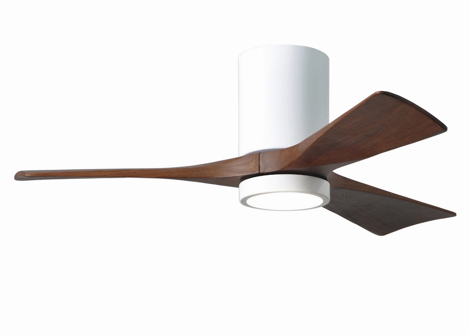 Irene-3HLK 42"Ceiling Fan Gloss White hugger fans for rooms with low ceilings