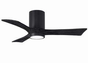 Irene-3HLK 42"Ceiling Fan Matte Black quiet small fans for desk or nightstand