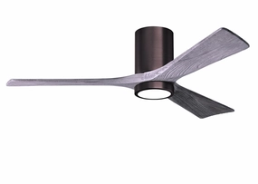 Irene-3HLK 52"Ceiling Fan Brushed Bronze space-saving huggers with modern style