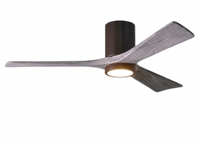 Irene-3HLK 52"Ceiling Fan Textured Bronze compact medium fans for desks and counters