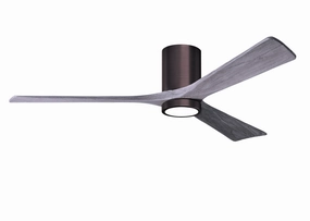 Irene-3HLK 60"Ceiling Fan Brushed Bronze space-saving huggers with modern style