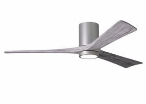 Irene-3HLK 60"Ceiling Fan Brushed Nickel hugger fans for rooms with low ceilings