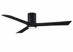 Irene-3HLK 60"Ceiling Fan Matte Black energy-efficient medium fans with remote