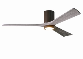 Irene-3HLK 60"Ceiling Fan Textured Bronze hugger fans for rooms with low ceilings