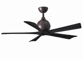 Irene-5 52"Ceiling Fan Textured Bronze compact medium fans for desks and counters