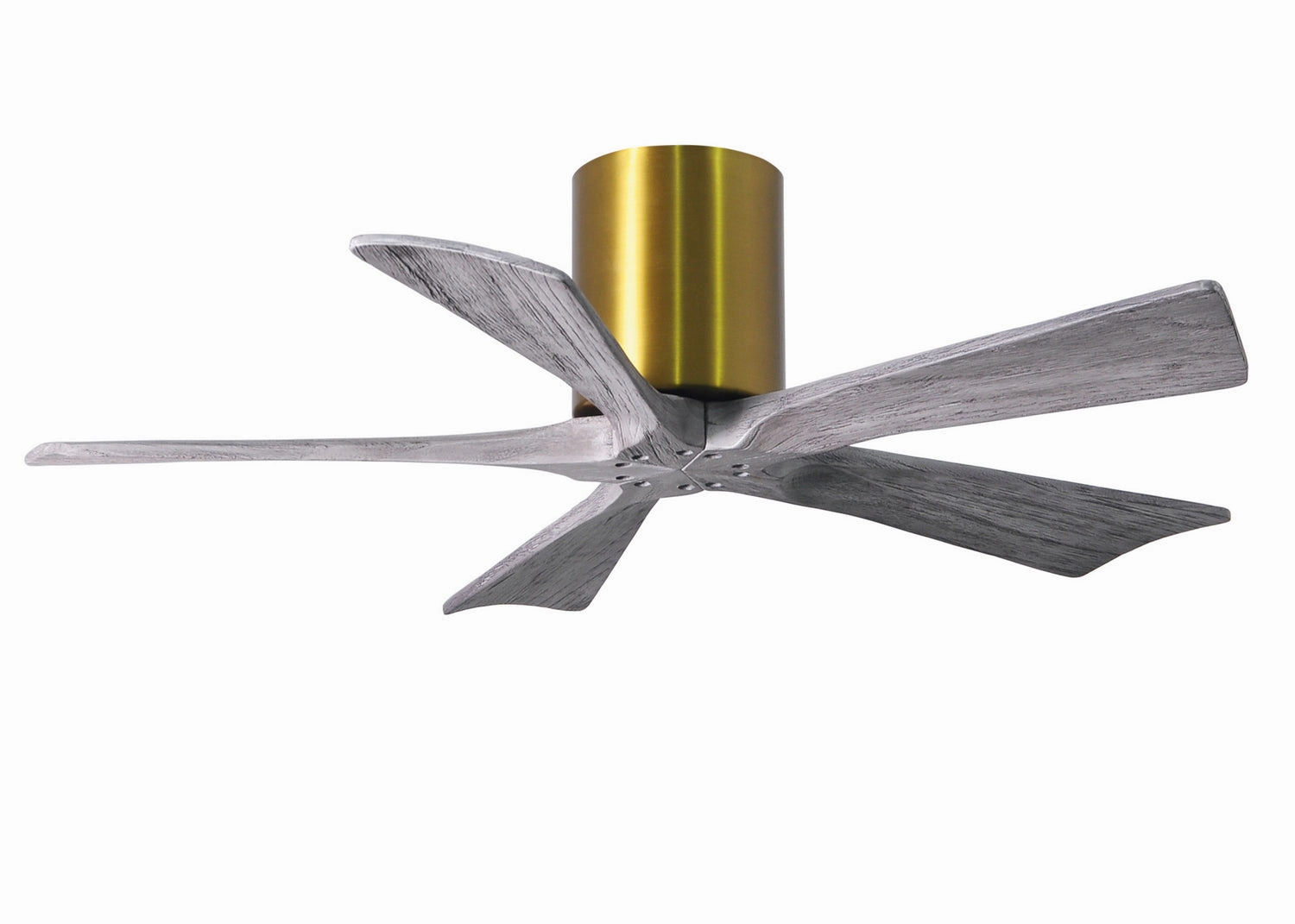 Irene-5H 42"Ceiling Fan Brushed Brass quiet small fans for desk or nightstand