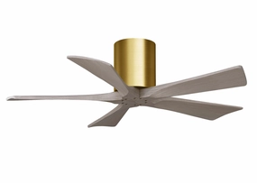 Irene-5H 42"Ceiling Fan Brushed Brass best small fans for home and travel