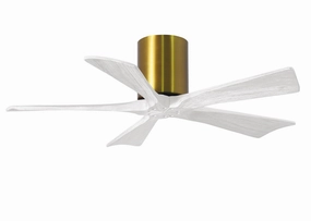 Irene-5H 42"Ceiling Fan Brushed Brass low-noise fans for peaceful environments