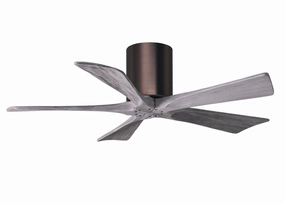 Irene-5H 42"Ceiling Fan Brushed Bronze quiet small fans for desk or nightstand