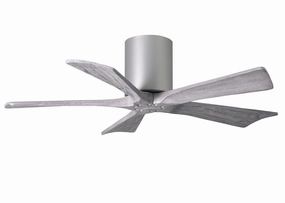 Irene-5H 42"Ceiling Fan Brushed Nickel quiet small fans for desk or nightstand