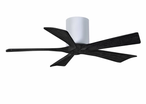 Irene-5H 42"Ceiling Fan Gloss White quiet and compact hugger fans