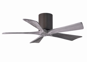 Irene-5H 42"Ceiling Fan Textured Bronze quiet and compact hugger fans