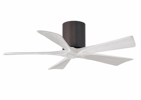 Irene-5H 42"Ceiling Fan Textured Bronze quiet small fans for desk or nightstand