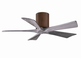 Irene-5H 42"Ceiling Fan Walnut space-saving huggers with modern style