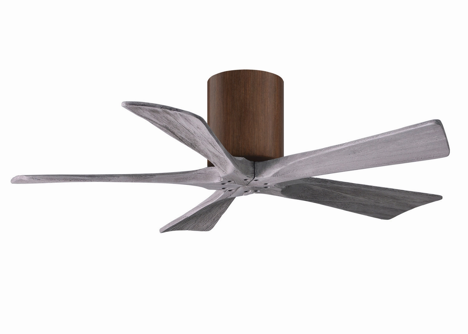 Irene-5H 42"Ceiling Fan Walnut space-saving huggers with modern style