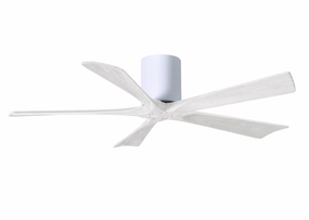 Irene-5H 52"Ceiling Fan Gloss White modern medium fans for everyday cooling