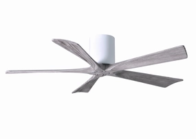 Irene-5H 52"Ceiling Fan Gloss White quiet electric fans for home use