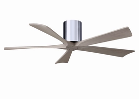 Irene-5H 52"Ceiling Fan Polished Chrome energy-efficient medium fans with remote