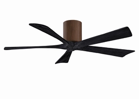 Irene-5H 52"Ceiling Fan Walnut space-saving huggers with modern style