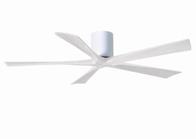 Irene-5H 60"Ceiling Fan Gloss White mini handheld fan for personal travel use