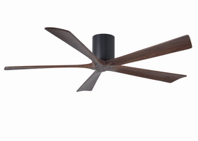 Irene-5H 60"Ceiling Fan Matte Black quiet and compact hugger fans