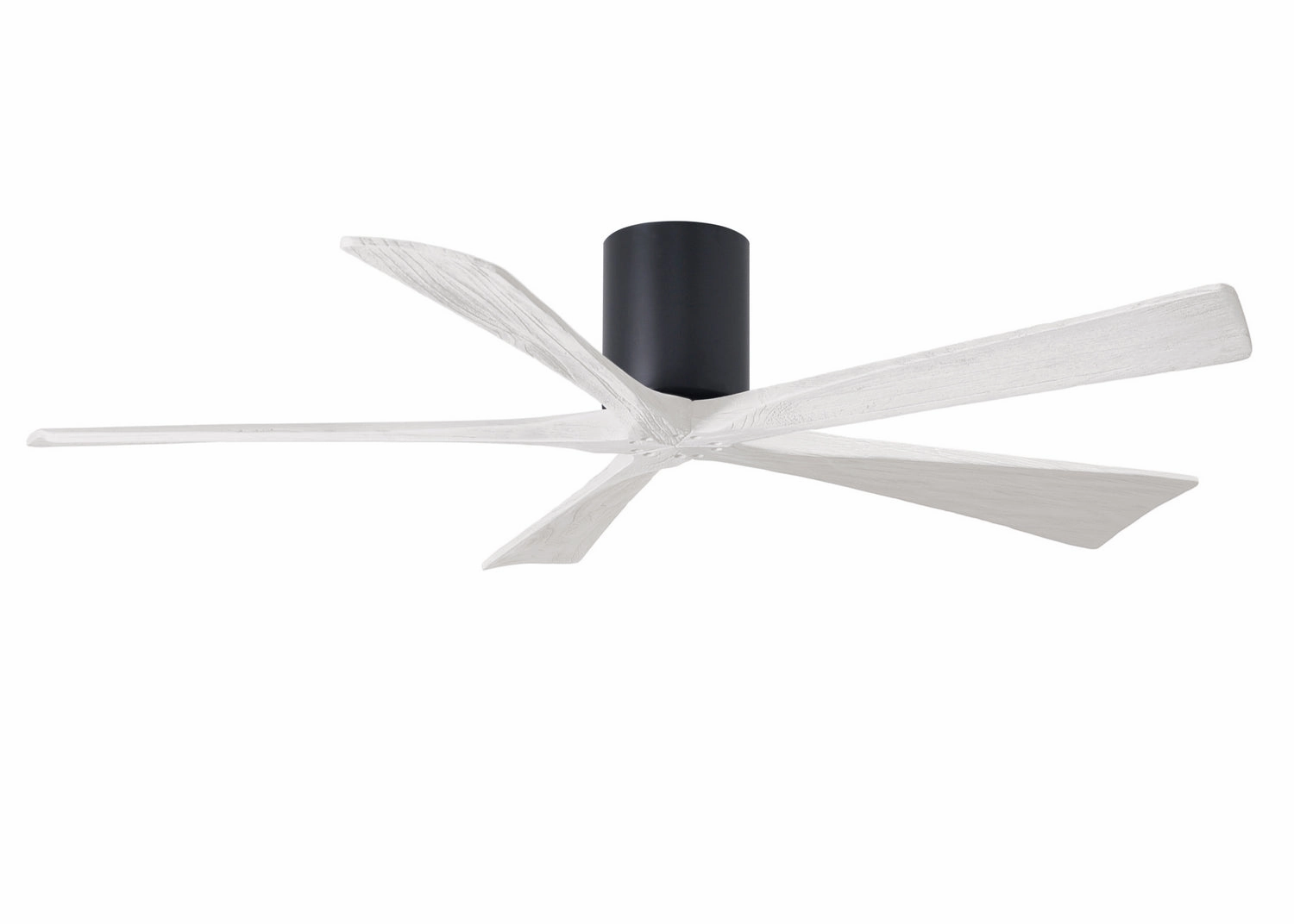 Irene-5H 60"Ceiling Fan Matte Black quiet and compact hugger fans