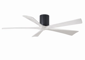 Irene-5H 60"Ceiling Fan Matte Black quiet and compact hugger fans