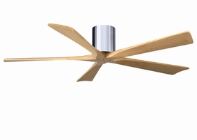 Irene-5H 60"Ceiling Fan Polished Chrome modern electric fans for minimalist decor